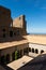 Cloister of the abbey of Sant Pere de Rodes, Spain.