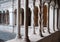 Cloister  of the basilica of the Most Holy Savior and of Saints John the Baptist and the Evangelist in the Lateran in Rome