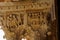 Cloister of the Benedictine monastery in the Cathedral of Monreale in Sicily. General view and details of the columns and capitals