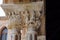 Cloister of the Benedictine monastery in the Cathedral of Monreale in Sicily. General view and details of the columns and capitals