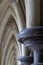 Cloister detail in Mont-Saint-Michel Abbey