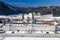 Cloister Einsiedeln in winter,