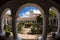 Cloister of La Recoleta - Wide angle Version