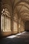 Cloister of a medieval church, segovia