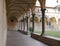 Cloister of monastery in Italy