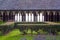 The cloister of Mont saint michel abbey