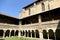 Cloister of the old Saint-Lizier cathedral in Saint-Lizier