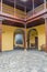 Cloister outside and balcony of the Convent of the Franciscan