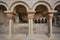 Cloister of San Juan de la Pena monastery in Huesca, Aragon, Spain.