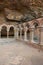 Cloister of San Juan de la Pena monastery in Huesca, Aragon, Spain.