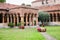 Cloister at San Zeno Basilica in Verona city