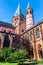 The cloister of the St. Martin`s Cathedral in Mainz, Germany