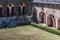 Cloister of the Thonoret abbey in the Var in France