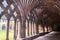 Cloisters of Canterbury Cathedral Kent United Kingdom