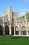 Cloisters of Canterbury Cathedral with Tower