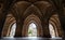 Cloisters on the Glasgow University campus, Scotland. The Cloisters are also known as The Undercroft.