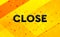 Close abstract digital banner yellow background