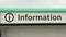 close on the caption information in black writing on a white background, green