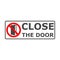 Close the door sign, Keep this door closed icon