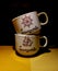 Close image of stylish tea coffee cup