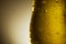 Close macro shot image glass of beer