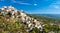 Close panoramic view of Gordes in France
