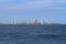 Close racing fleet Volvo Ocean Race Alicante 2017