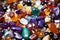 close shot of a pile of gemstones and beads