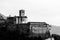 Close, side view of papal St. Francis church in Assisi, Umbria,