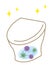Close toilet lid protect from dispersal of germ. Cute cartoon illustration. Hygiene and health care concept