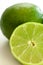 Close-up of 2 limes