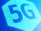 Close up of 5G symbol on display