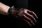 close-up of advanced robotic hand grip