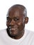 Close-up of an afro American man smiling