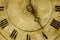 Close up of an ancient weathered clock