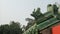 Close up of animal roof tile on the temple of heaven, beijing