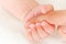 Close-up of baby\'s hand