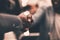 Close up. background image of a handshake of young entrepreneurs