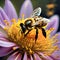 Close-up of a Bee in a Flower