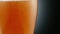Close-up of beer pint with free space for text