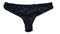 Close-up black worn women\\\'s panties with lace