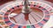 A close up of a blackjack dealer's hands in a casino, very shallow depth of field.