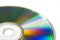 Close up of of blank compact disk or dvd