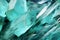 Close up of of blue-green Amazonite crystal