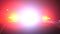 Close up of blurred police car emergency vehicle lights in night street