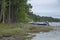 Close up of boat moored at Kingsley Lake