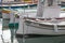 Close-up of a boat in the port of cassis