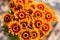 Close up of a Bouquet of Yellow Zinnias