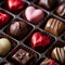 Close Up of Box of Chocolates