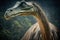 Close Up of Brachiosaurus Dinosaur - Ai Generative